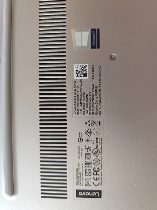 Laptop Lenovo Ideapad 320S-13IKB