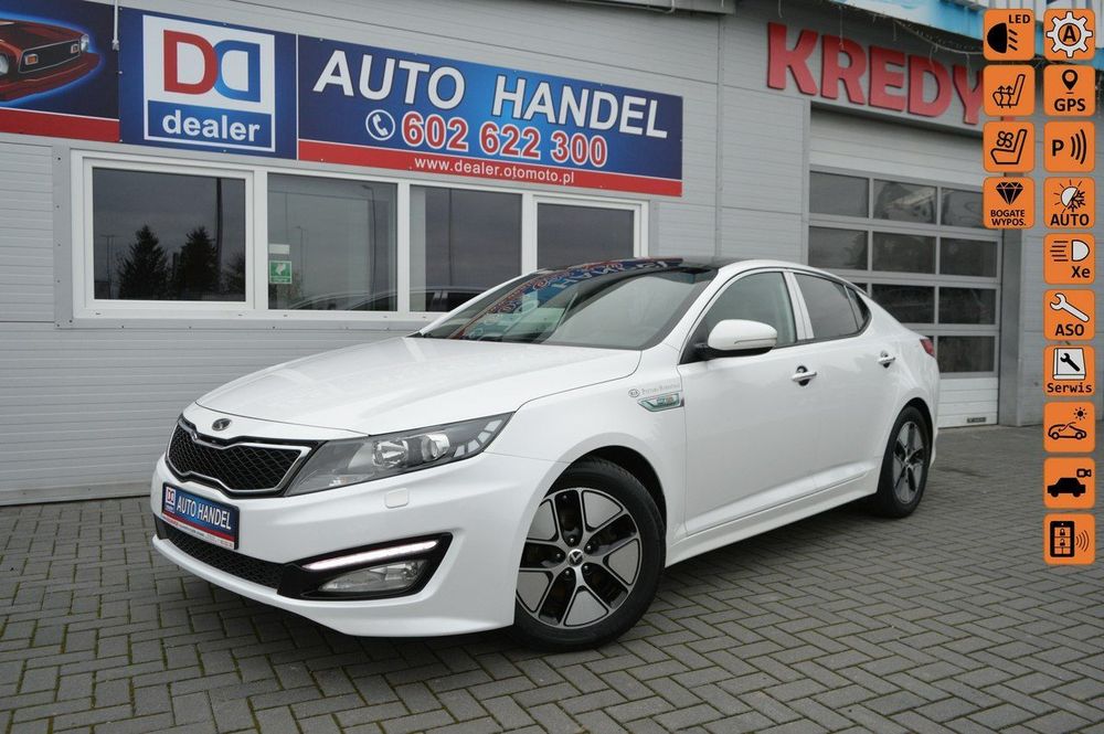Kia Optima 2.0i K5 HYBRID Automat 100% bezwypadek LED Xenon Skóra Kamera Infinity