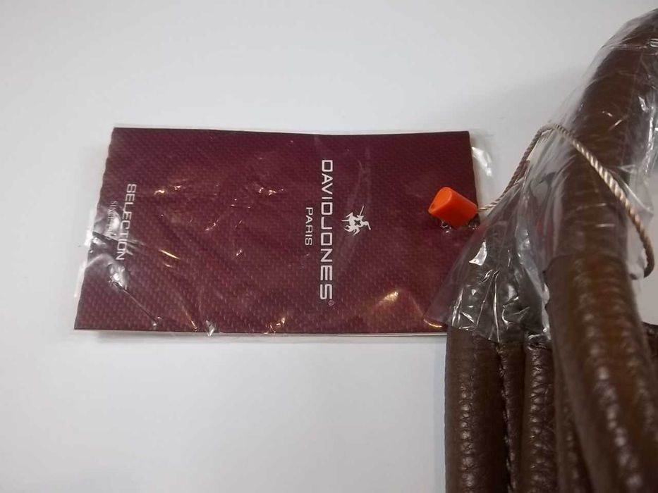 Duża torebka damska kolor brąz DAWIDJONES nowa!