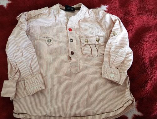 Paczka ubranka 9x zestaw r 86 Bluza jeansy spodnie bluzka koszula bluz