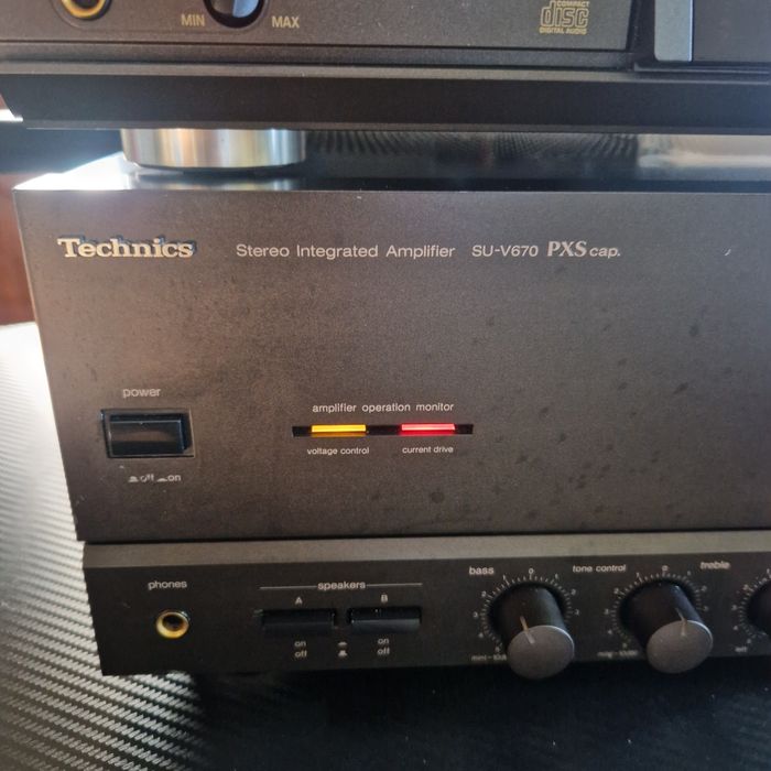 Zestaw Technics: Wzmacniacz SU-V670 + CD SL-PG4 (Pilot)