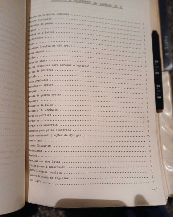 "Livro de Segurança" do N/M "Rita Maria" da S.G. - Sociedade Geral