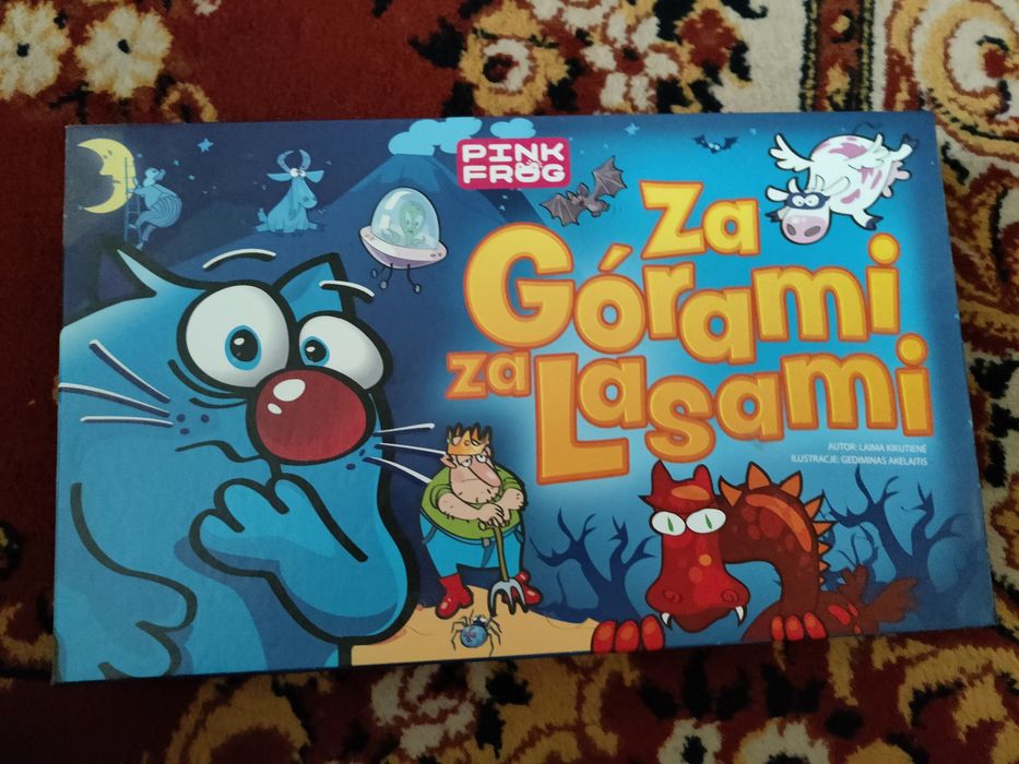 Gra planszowa rodzinna 7+ za górami za lasami pink dróg stan bdb