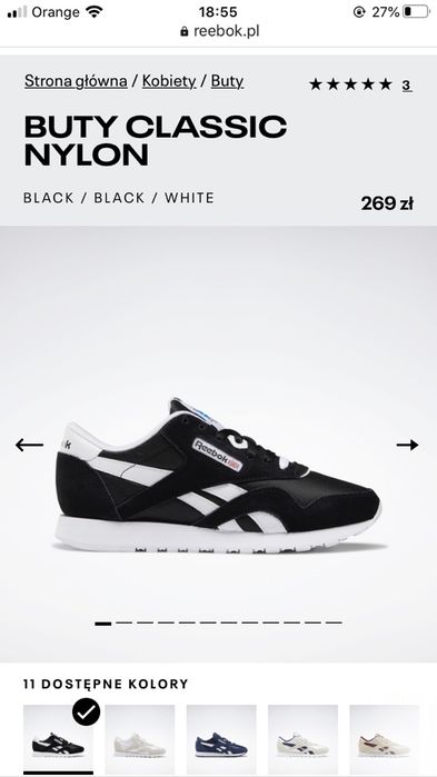 Buty reebok.                   .