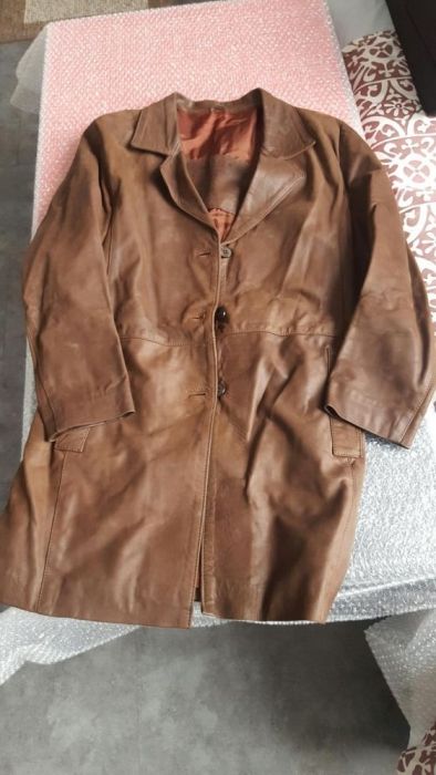 Casaco pele castanho Veneza