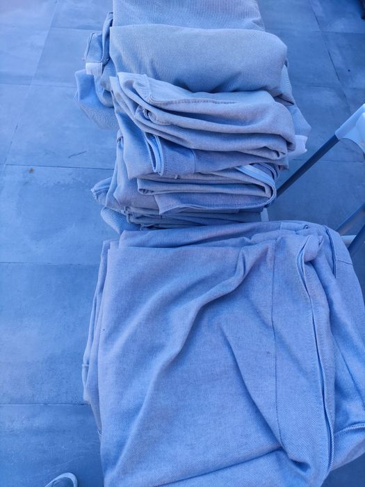 Capa para Sofa canto kivik IKEA cinzento 5 lugares