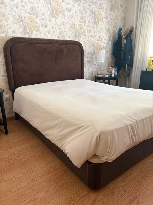 Cama Pikolin com Arrumação 150x200cm - Cor Wengué