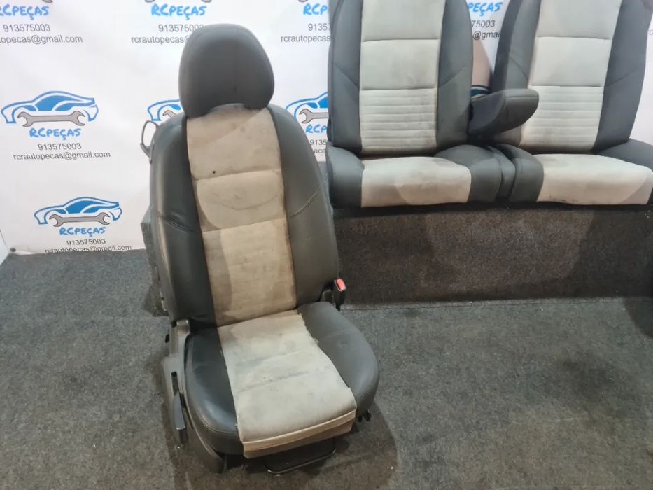 BANCO BANCOS PELE FRONTAL FRENTE TRASEIRO TRÁS AIRBAG VOLVO C30 533