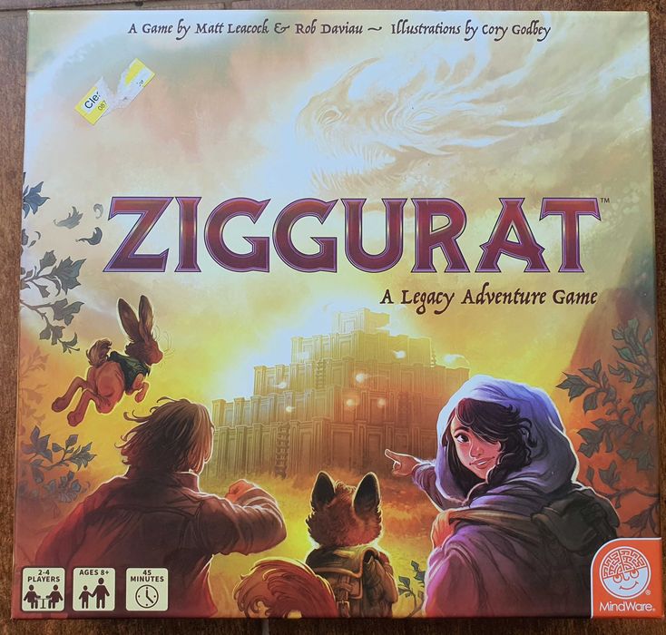 Ziggurat, gra planszowa, nowa, EN