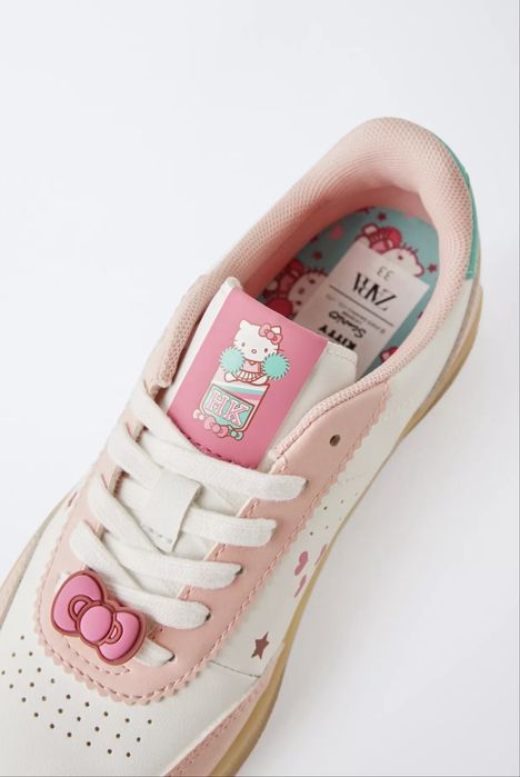 Кросівки кеди хелоу кітті hello kitty zara