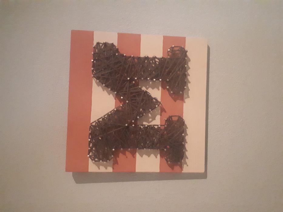 Quadro Bebé String Art Personalizável