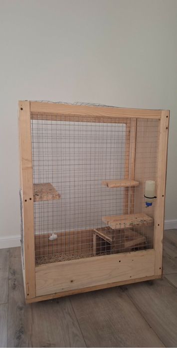Klatka z szynszylem 70x38x88