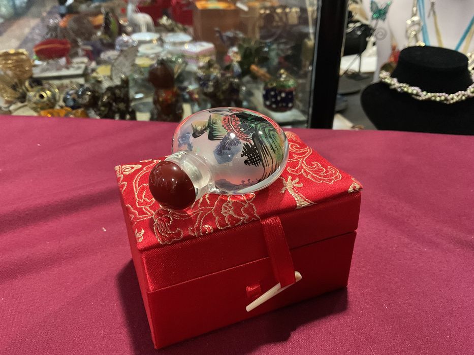 Snuff bottle oriental 5,5 cm   Sem caixa