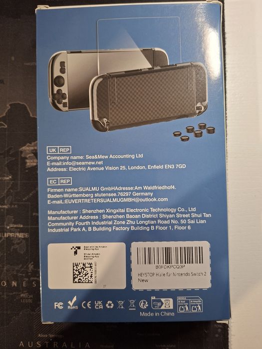 Obudowa ochronna Do Nintendo Switch 2 przezroczysta