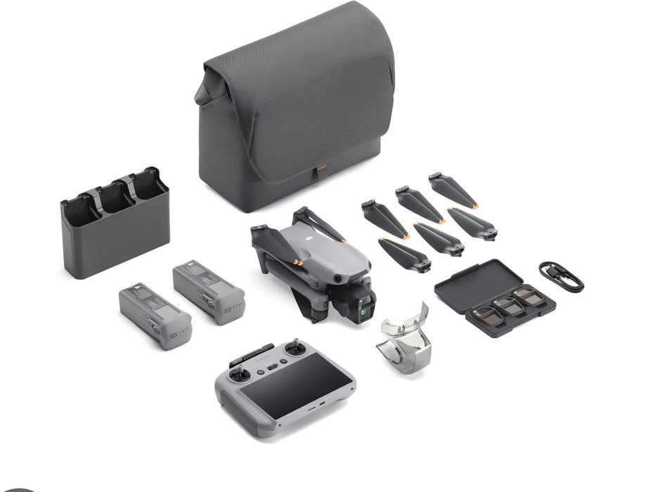 DJI Air 3S Fly More Combo (RC 2) + DJI Care Refresh + Mala Rígida IP67 – Apenas 2 horas de voo