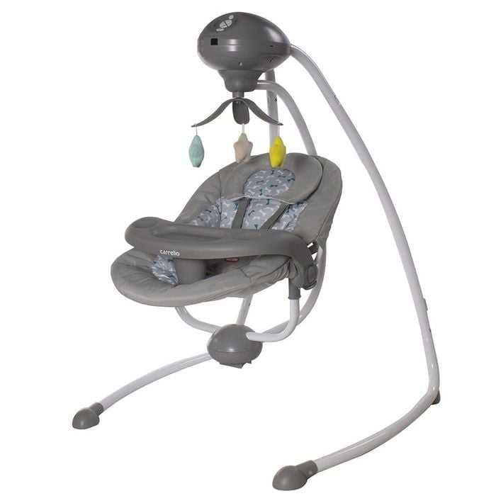 Колиска-гойдалка Carrello Fantasia CRL-7503, Сіра