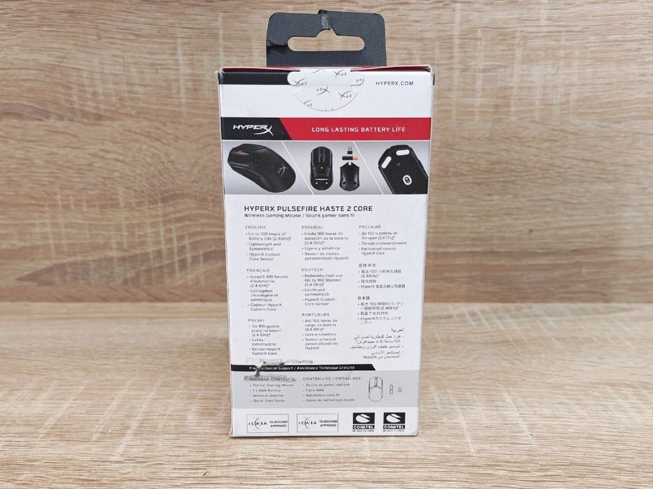 Myszka bezprzewodowa hyperx pulsefire haste 2 core wireless czarna