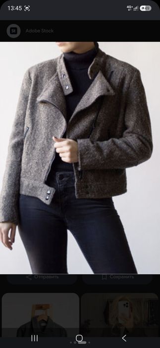 косуха/ппльто h&m p.m-s