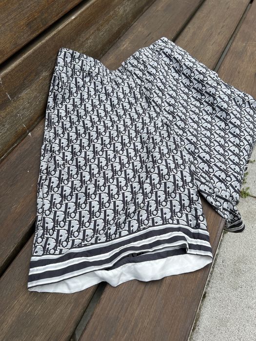 Dior monogram silk shorts szorty