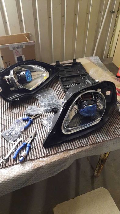 Установка Bi Led линз, распаковка фар, замена стекол/корпуса, ремонт ...