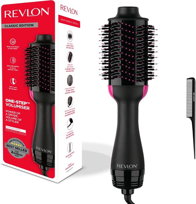 Suszarka do włosów Revlon One-Step Volumizer szczotka prostująca 2w1