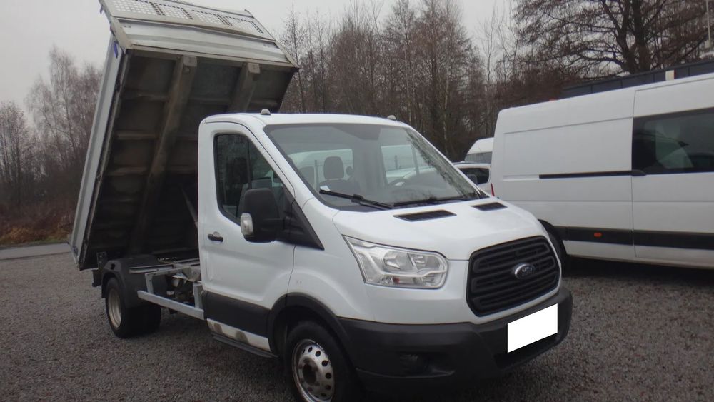 Ford TRANSIT  TRANSIT MK8 wywrotka duży kiper 320cm bliźniacze koła klima 2