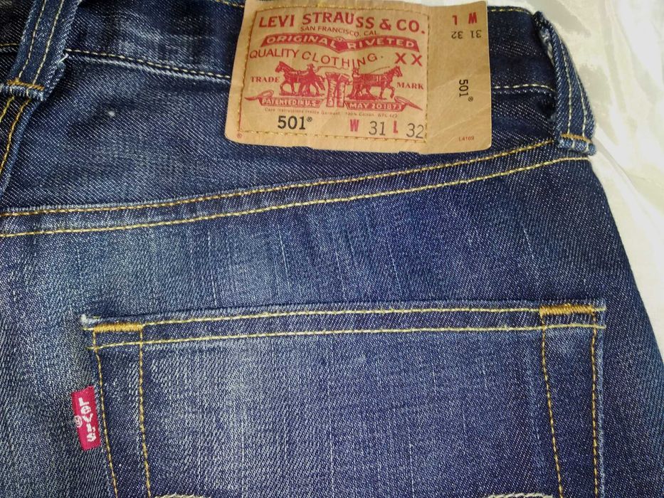 Джинси LEVIS 501 W31 L32 made in  Tyrkey