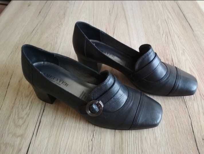 Półbuty czółenka skóra naturalna 35/36 Nowe