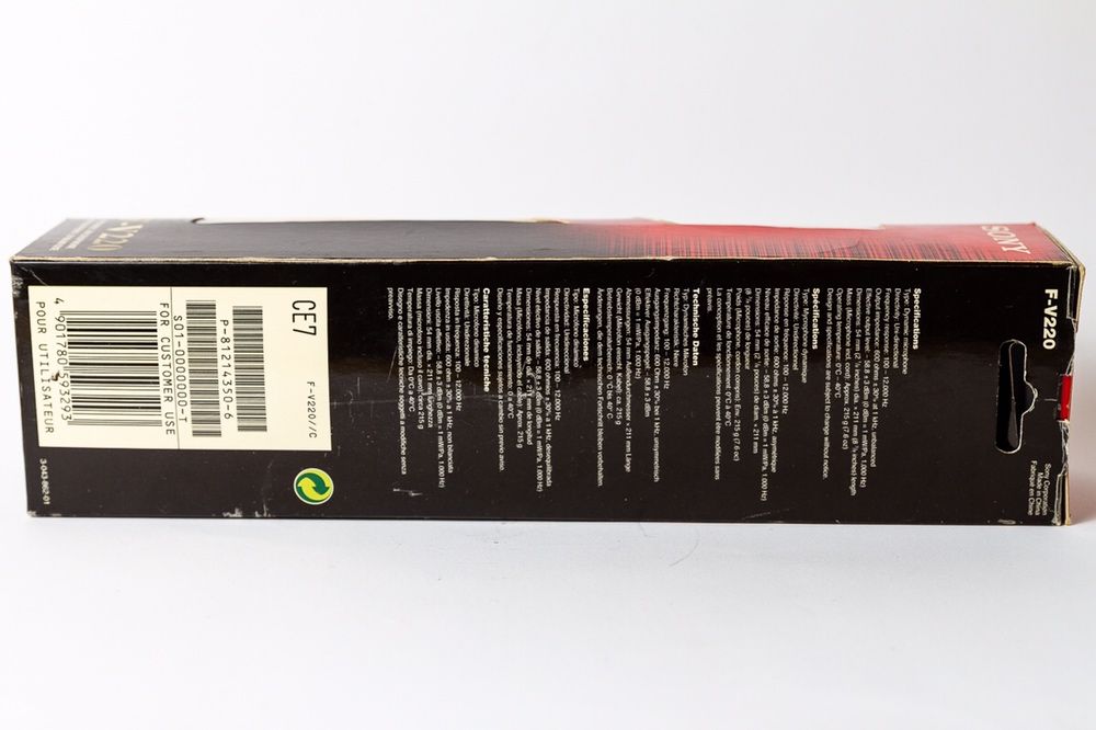 Microfone Sony F-V220