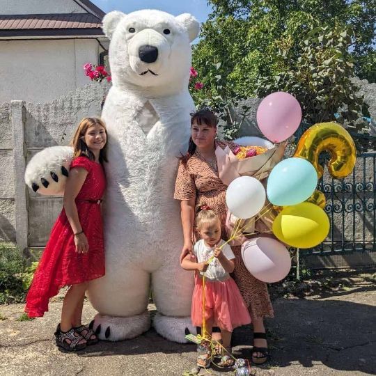 Большой Белый Мишка Харьков день рождения Великий Білий Мішка Харків