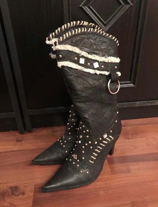 Кожа натур  сапоги  р 37