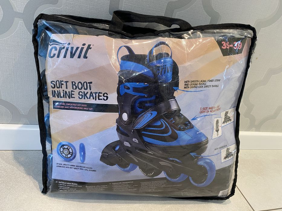 Łyzworolki regulowane Crivit 35-39