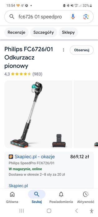 Sprzedam odkurzacz Philips