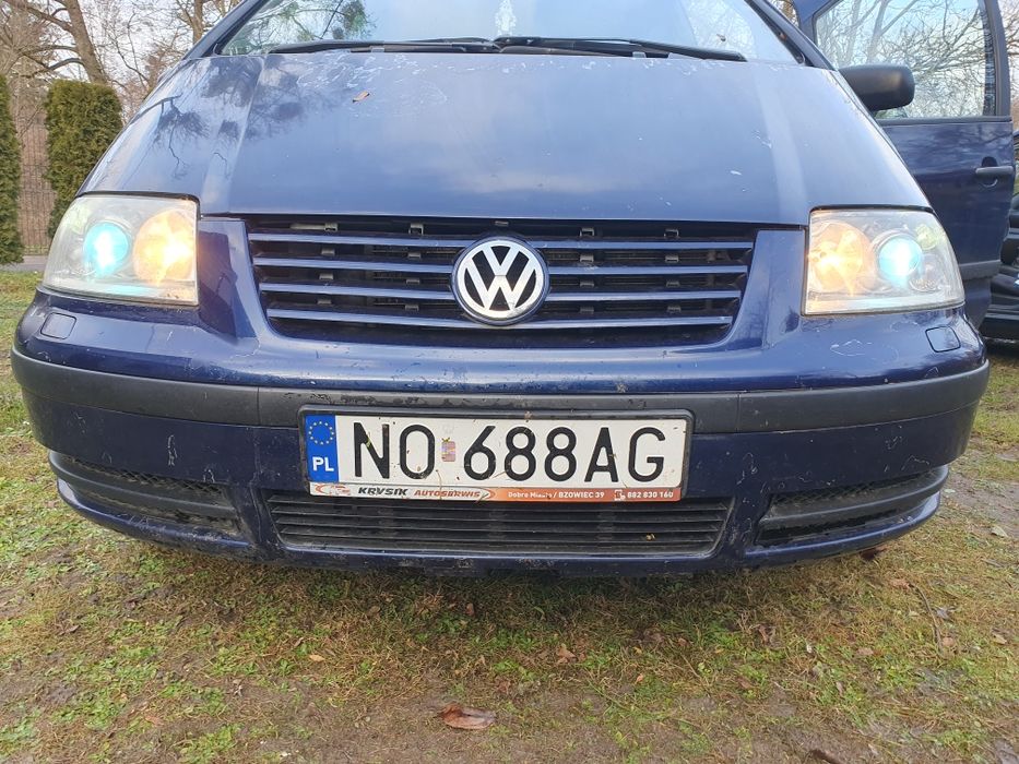 Vw sharan części 1.8t LB5N pas chłodnica błotnik silnik koła alufelgi