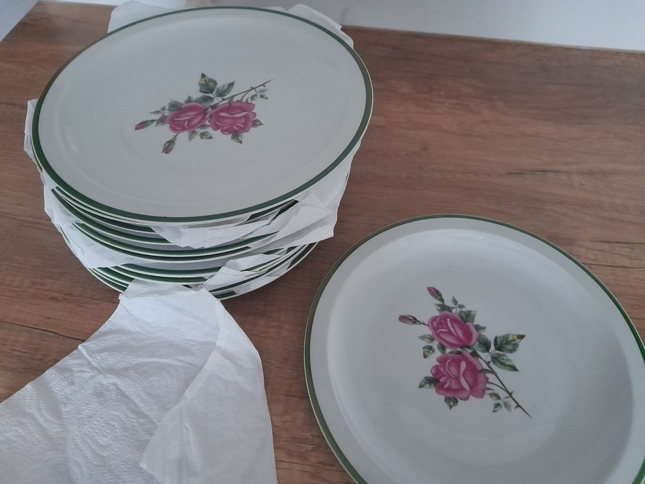 Talerze płytkie 12 szt