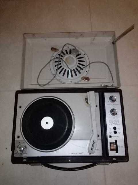 radio gira marca GELOSO discos antigo