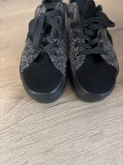 Tampki damskie welurowe / dwa razy noszone