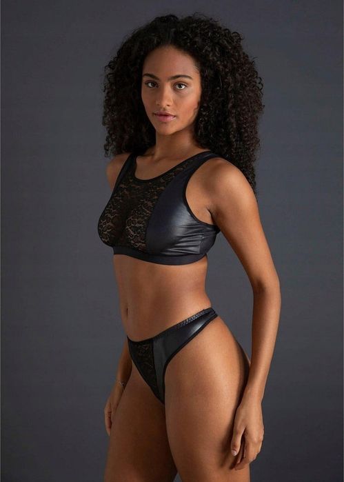 Venus erotyczny biustonosz bustier + stringi koronkowe ouvert ^40/42