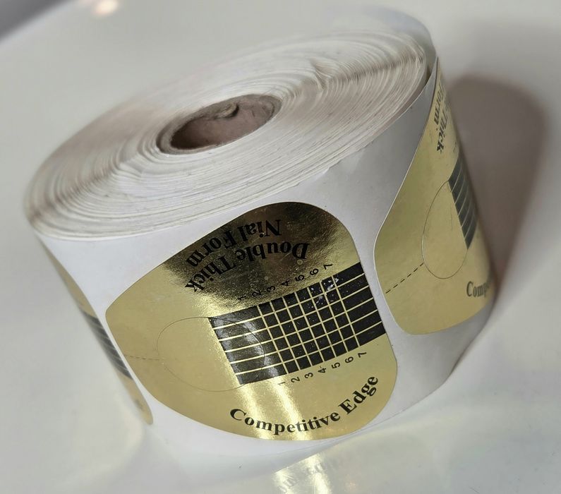 Formy Do Przedłużania Paznokci Złote 430szt. Double Thick