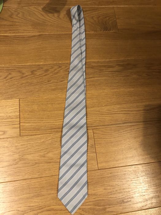 Krawat szary w paski
