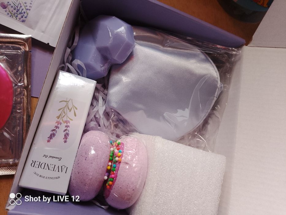 Zestaw prezentowy lawendowy