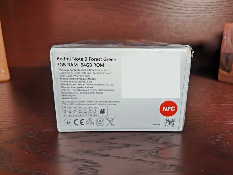 Xiaomi Redmi Note 9 64GB NFC Forest Green