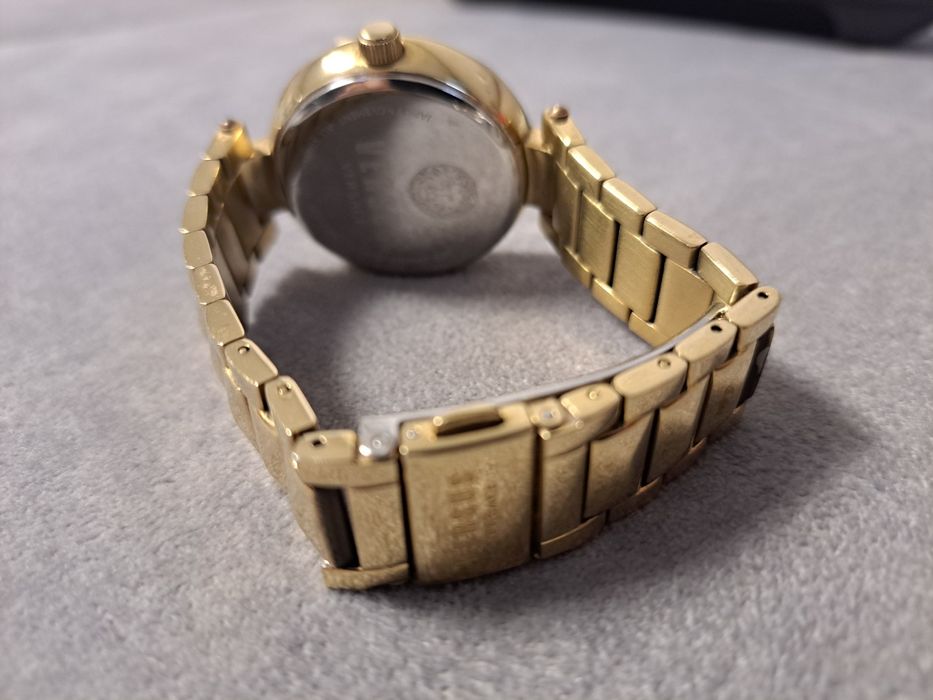 Nowy zegarek versus versace damski złoty bransoleta oryginalny prezent