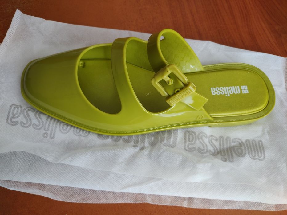 Женские босоножки melissa салатовые 25 см