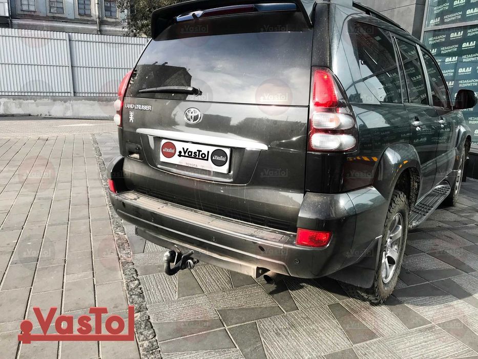 Фаркопи з балкою Toyota L. C. Prado 120 та 150 без підрізки бампера