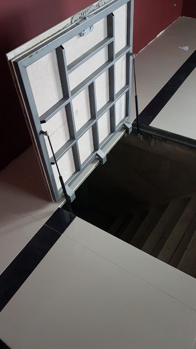 Люк на Підлогу під Плитку, Ламінат.Схований Люк в Підвал. Ляда. Погріб