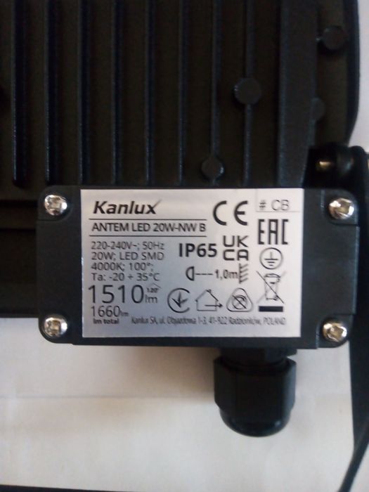 Halogen naświetacz LED