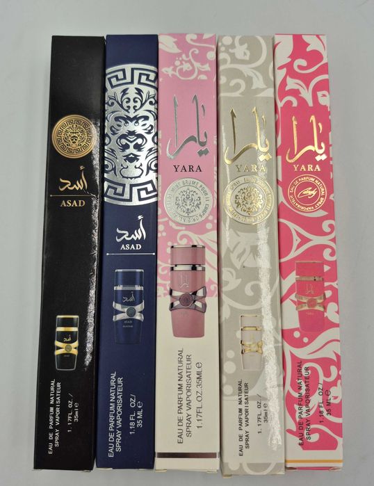 Zestaw perfumetek Yara