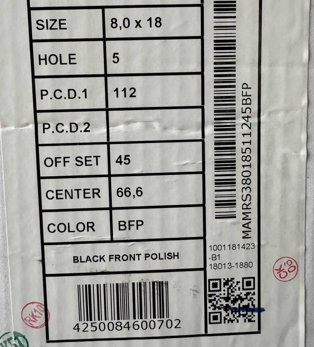 Alufelgi 5x112 r18 Seat NOWE! Toledo Leon Altea Alhambra Exeo 260# Felgi aluminiowe MAM Germany