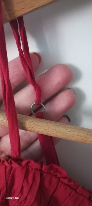 Czerwona sukienka XS